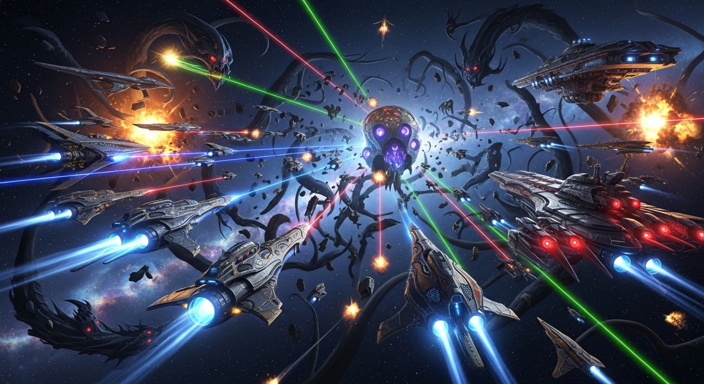 Space Monster Wars of Triton Galaxy