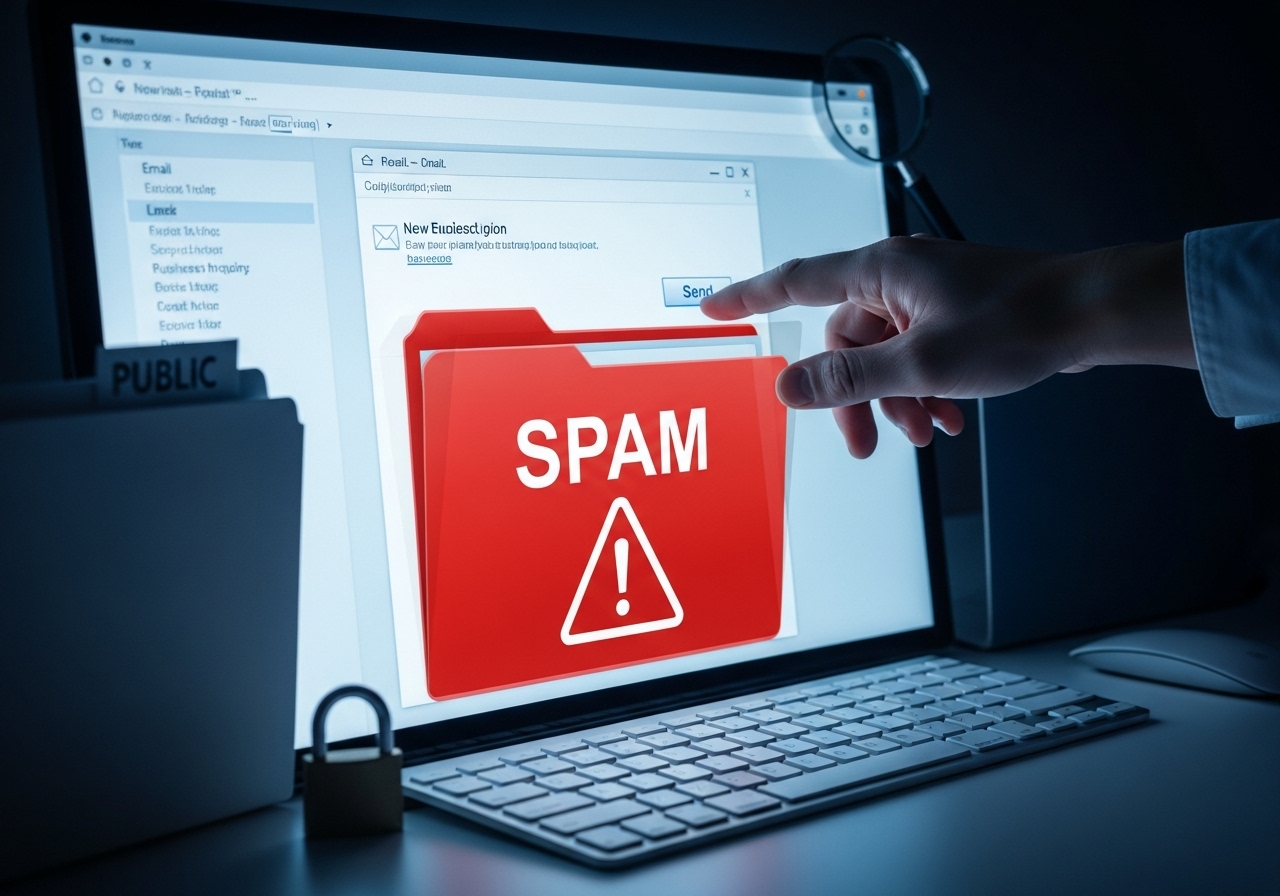 The Public Email Dilemma: Navigating Visibility, Spam, and Security for Bloggers