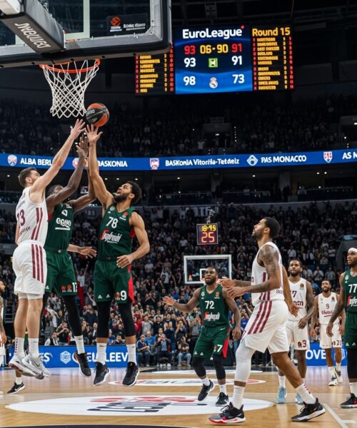EuroLeague Round 15 Results: Big Wins, Close Battles & Standout Performances